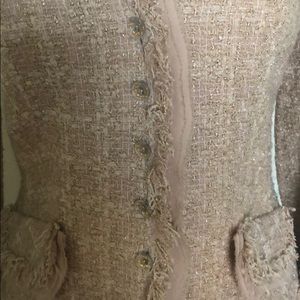 Nude pink Skirt Suit by  Rickie Freeman